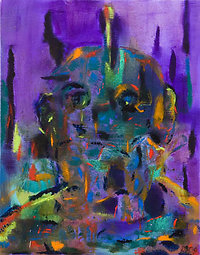 Abstract Oils. Portrait 6 sm